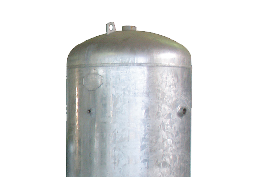 GALVANIZED air vessel